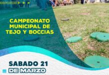 Este sábado se disputará la última fecha del Torneo municipal de tejo y boccias