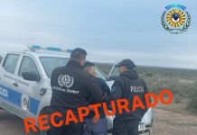 Tras intensa búsqueda fue recapturado el preso que se había escapado este último miércoles de la IPP de Trelew